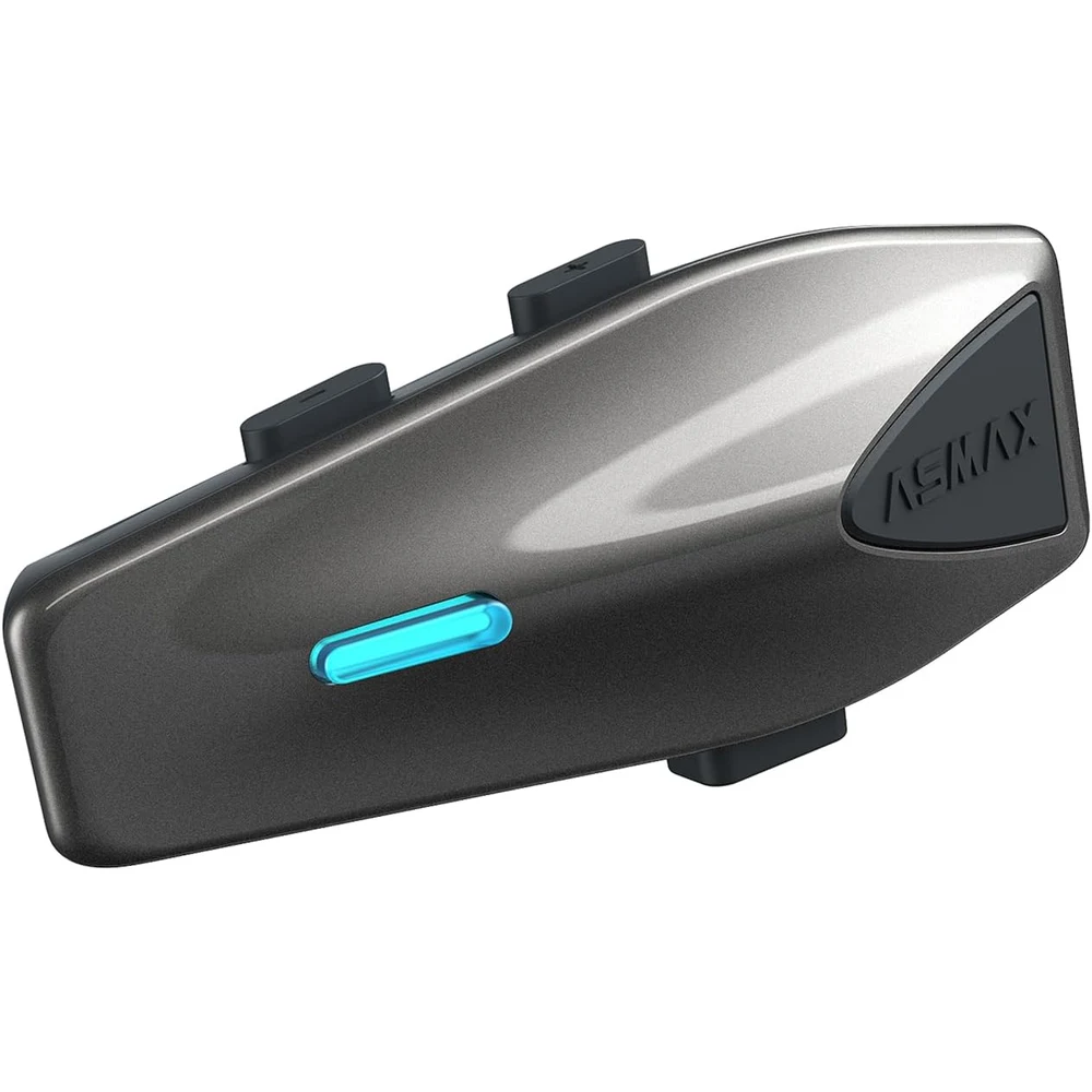 ASMAX S1 Intercomunicador Casco Moto Mesh con Control de Voz IA