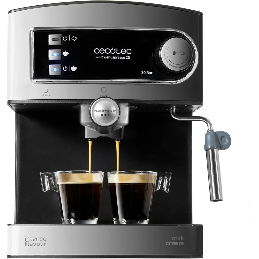 Cecotec Cafetera Express Manual Power Espresso 20 foto 1