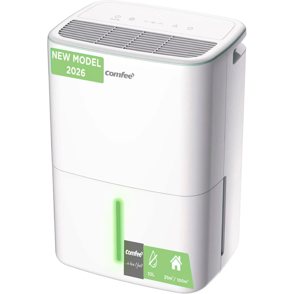COMFEE' Deshumidificador de Humedad 10L Silencioso Aqua Dry 2026
