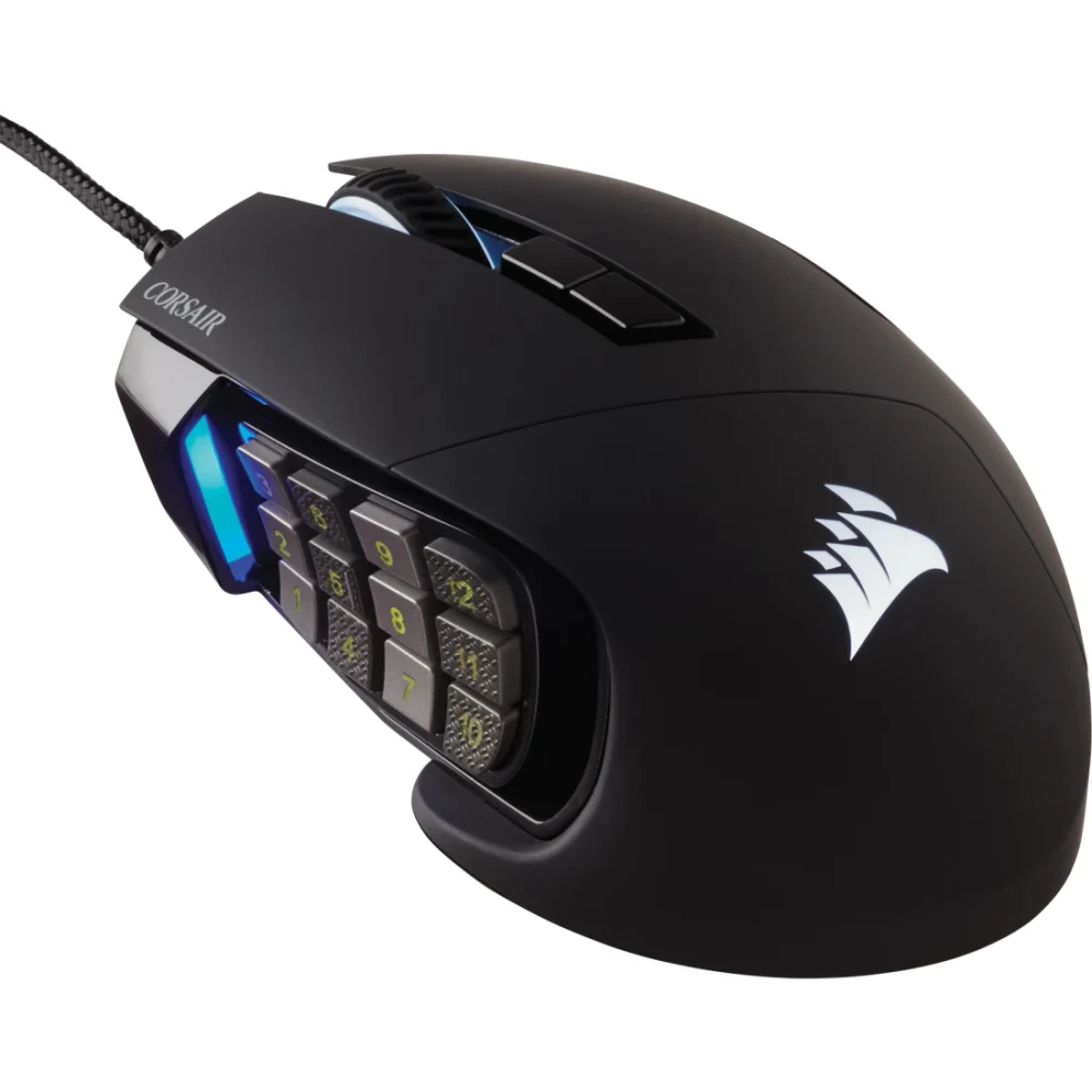 Corsair Scimitar Elite RGB Óptico MOBA/MMO Ratón para Juegos