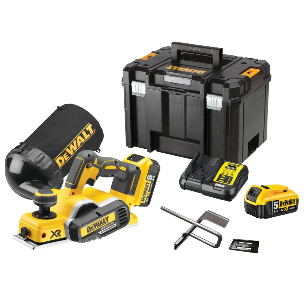 DEWALT cepillo XR 18V sin escobillas con TSTAK