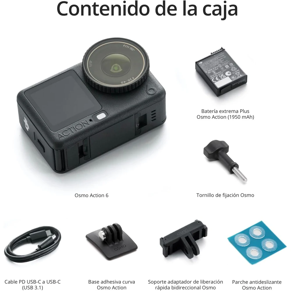 DJI Osmo Action 6 Pack Estándar foto 1