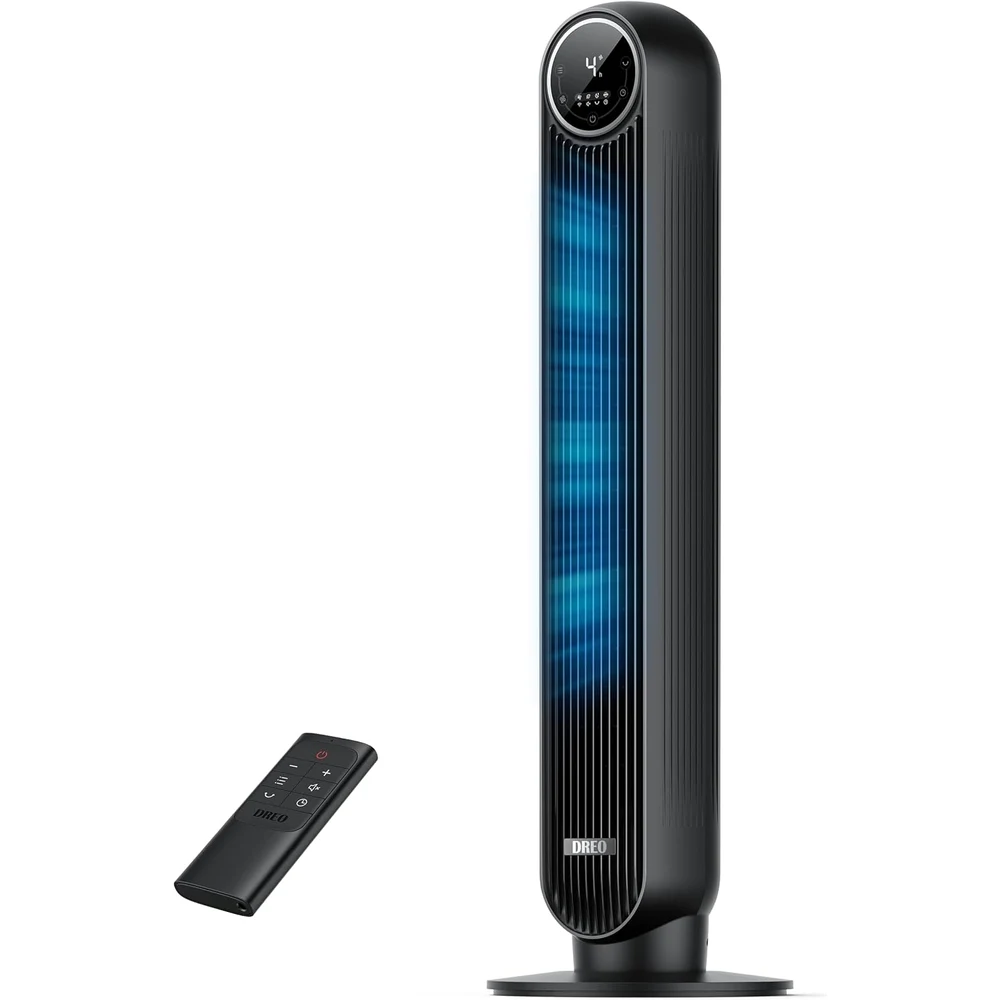 DREO Ventilador de Pie Silencioso 20dB Nomad One