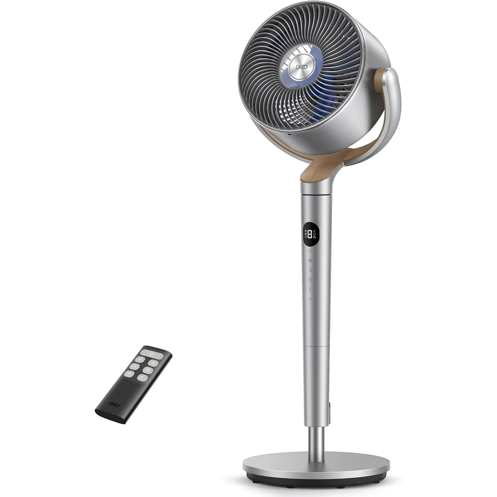Dreo Ventilador de Pie Silencioso con Control Remoto PolyFan