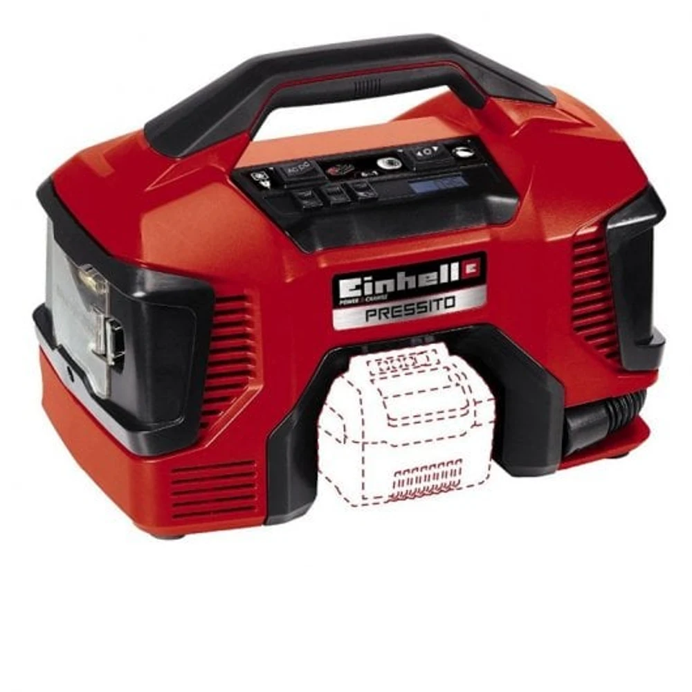 Einhell Compresor con batería PRESSITO