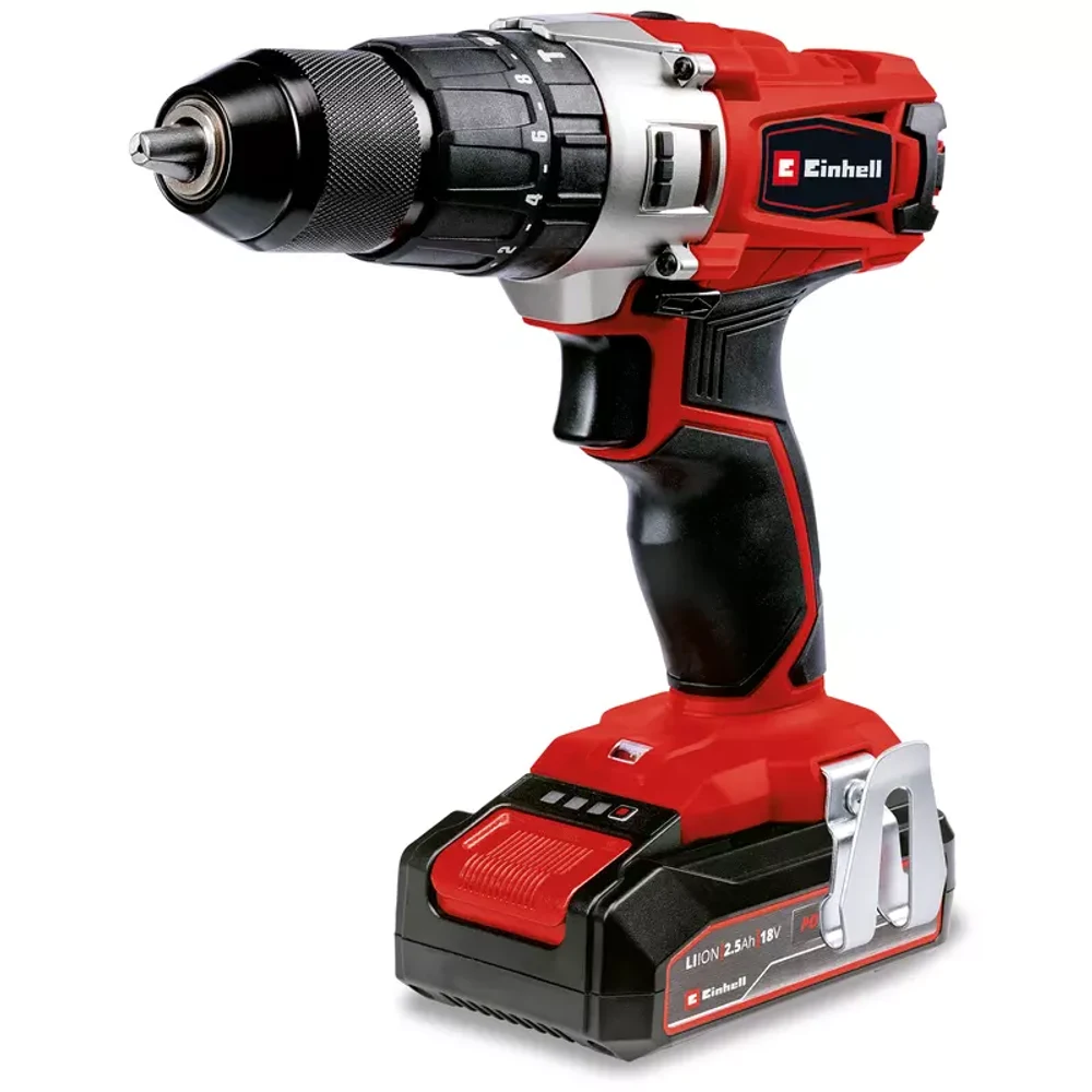 Einhell Taladro percutor con batería TE-CD 18/2 Li +22