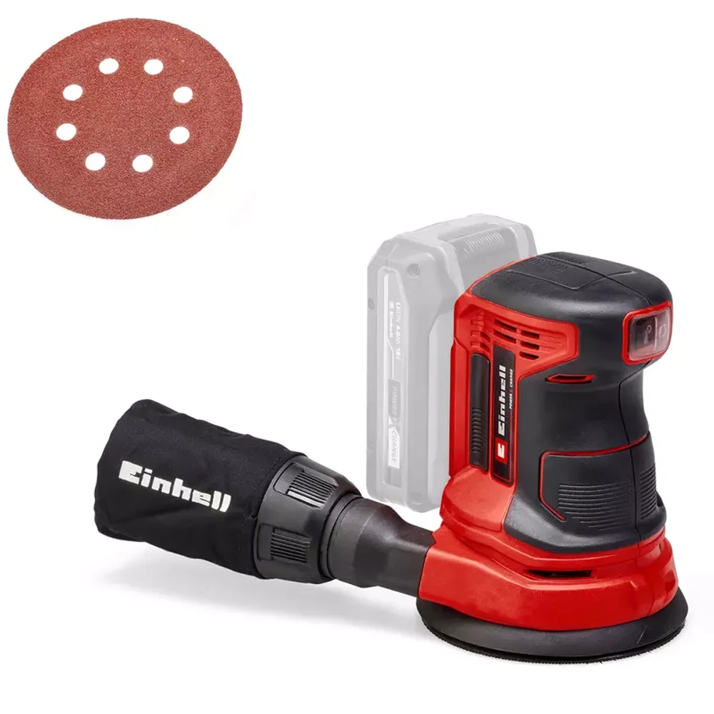 Einhell Lijadora excéntrica con batería TE-RS 18 Li-Solo