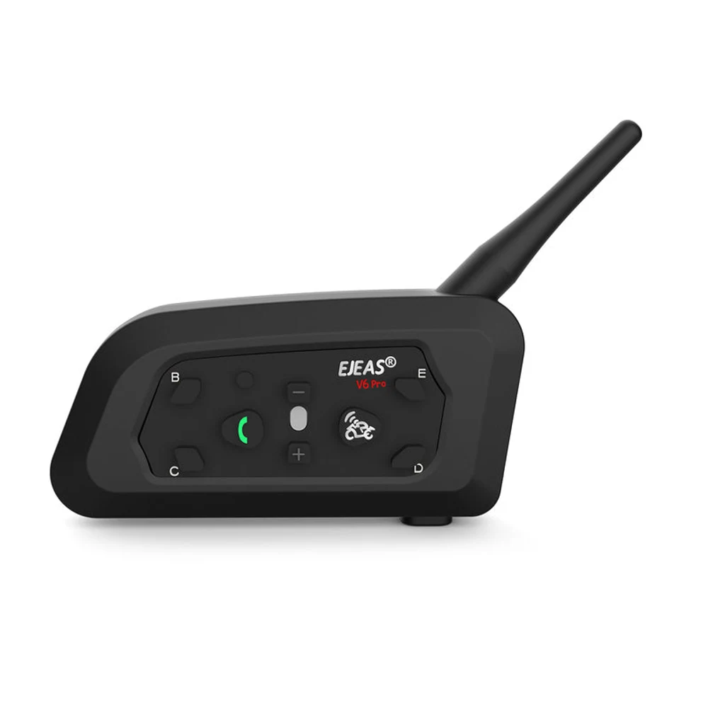 Ejeas V6Pro 2xIntercomunicador Casco Moto Bluetooth para Motocicletas
