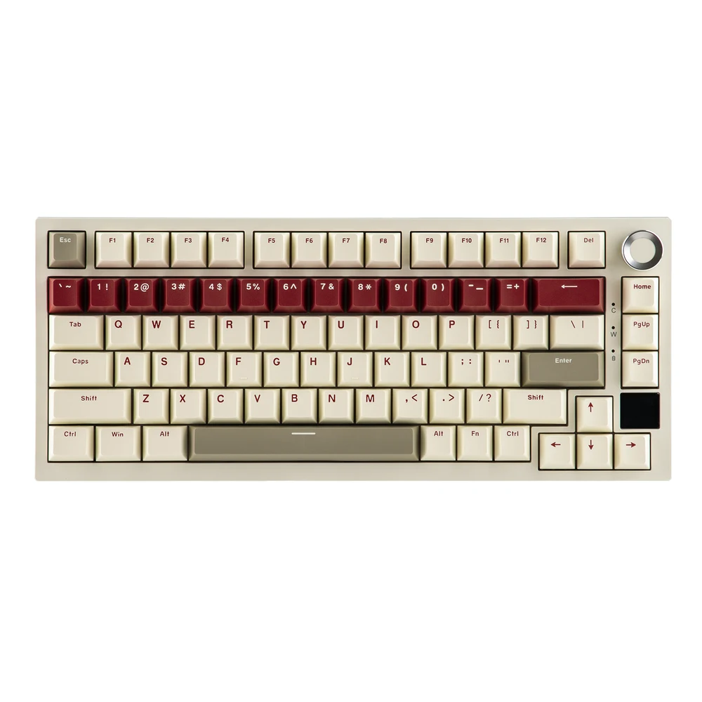 EPOMAKER Ajazz AK820 Pro 75% Teclado Mecánico Inalámbrico con Pantalla TFT