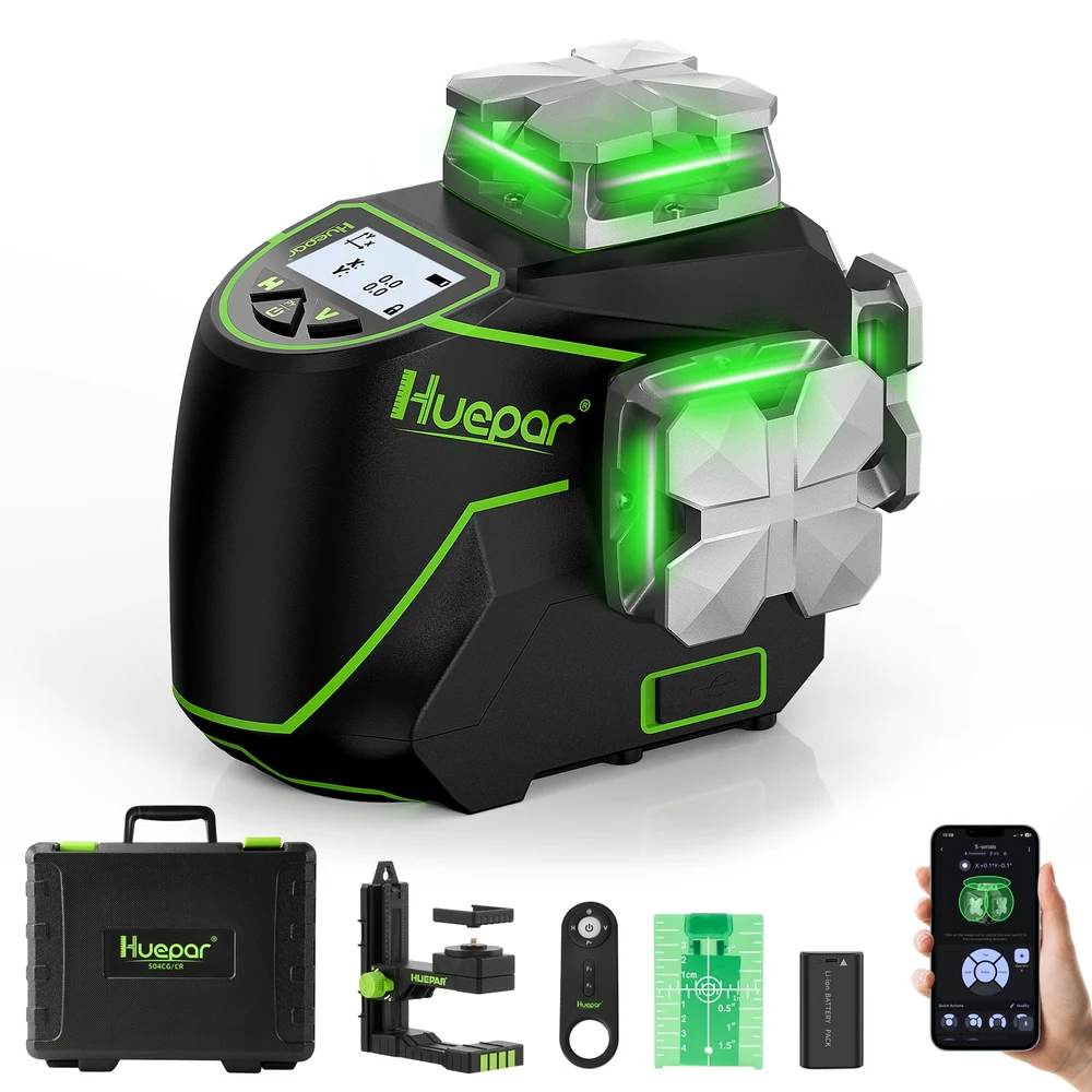 Huepar Nivel Láser Autonivelante 360 grados