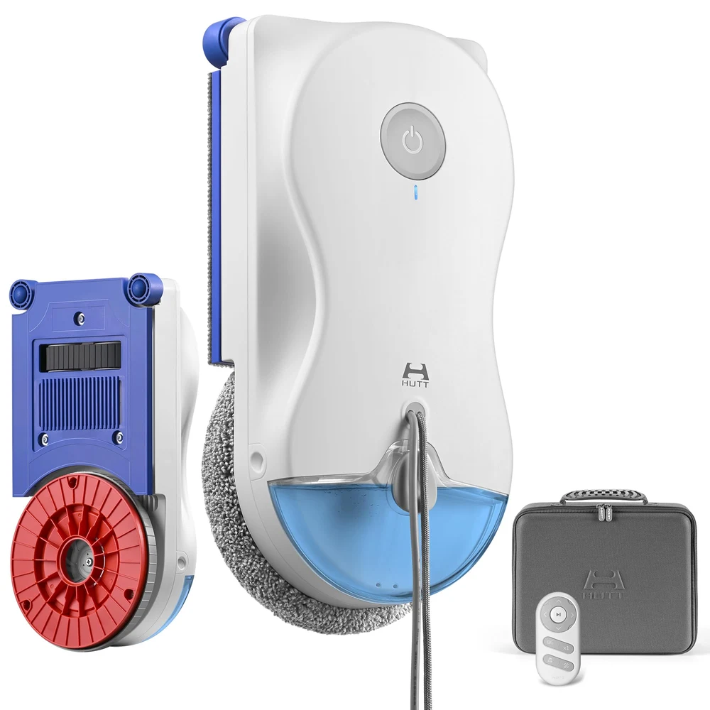 Hutt R10 Robot Limpiacristales con Sistema de Limpieza Híbrido Húmedo/Seco