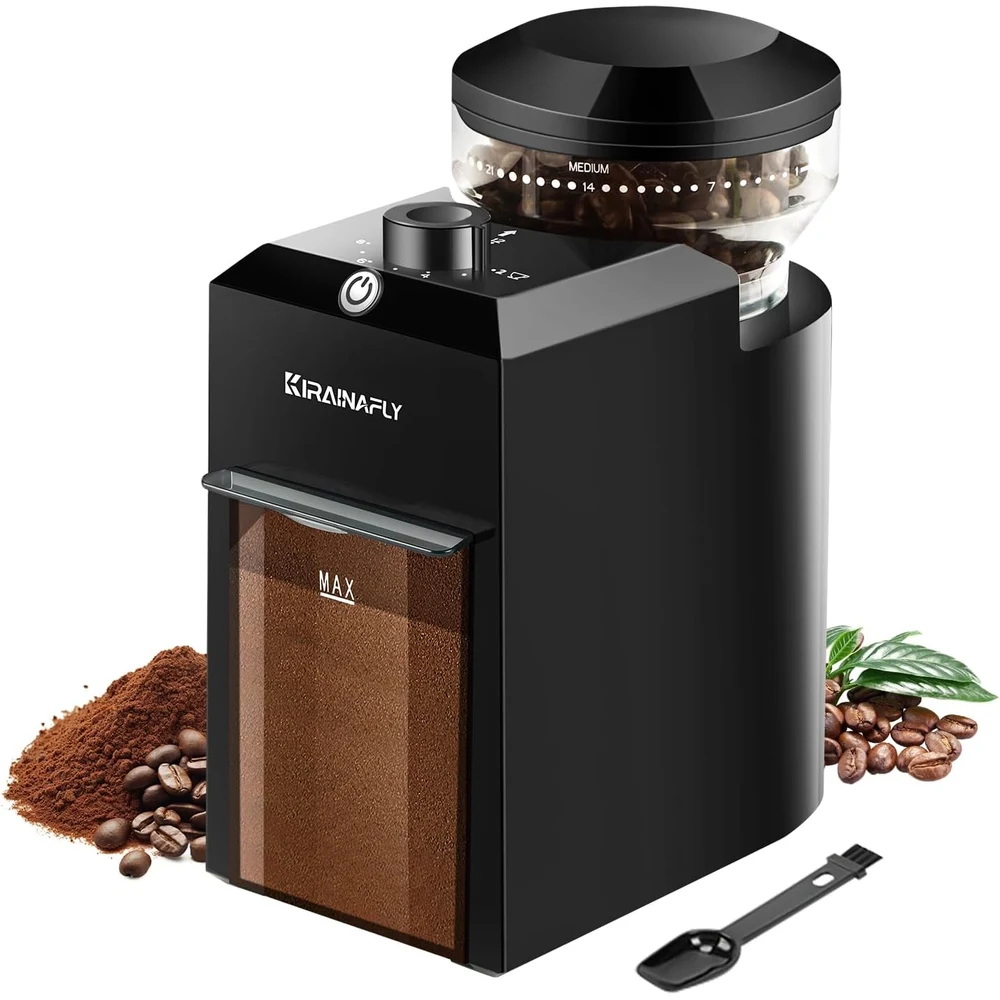 KIRAINAFLY Molinillo de Café Eléctrico