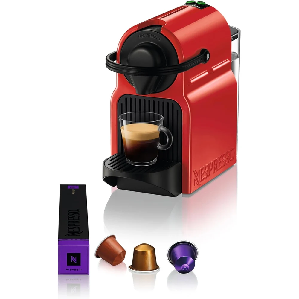 Krups Cafetera Nespresso Inissia Automática YY1531FD (Roja)