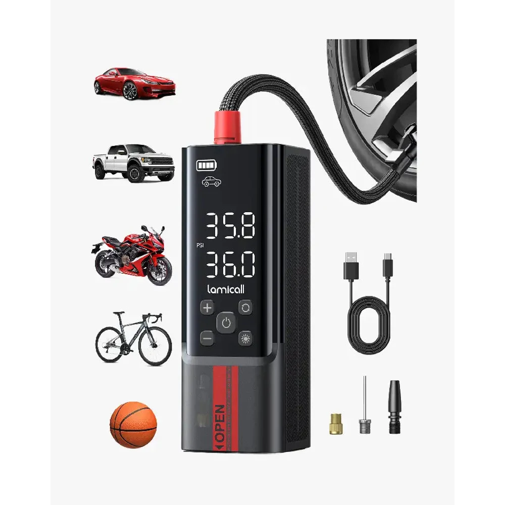 Lamicall Bomba Eléctrica de Bicicleta