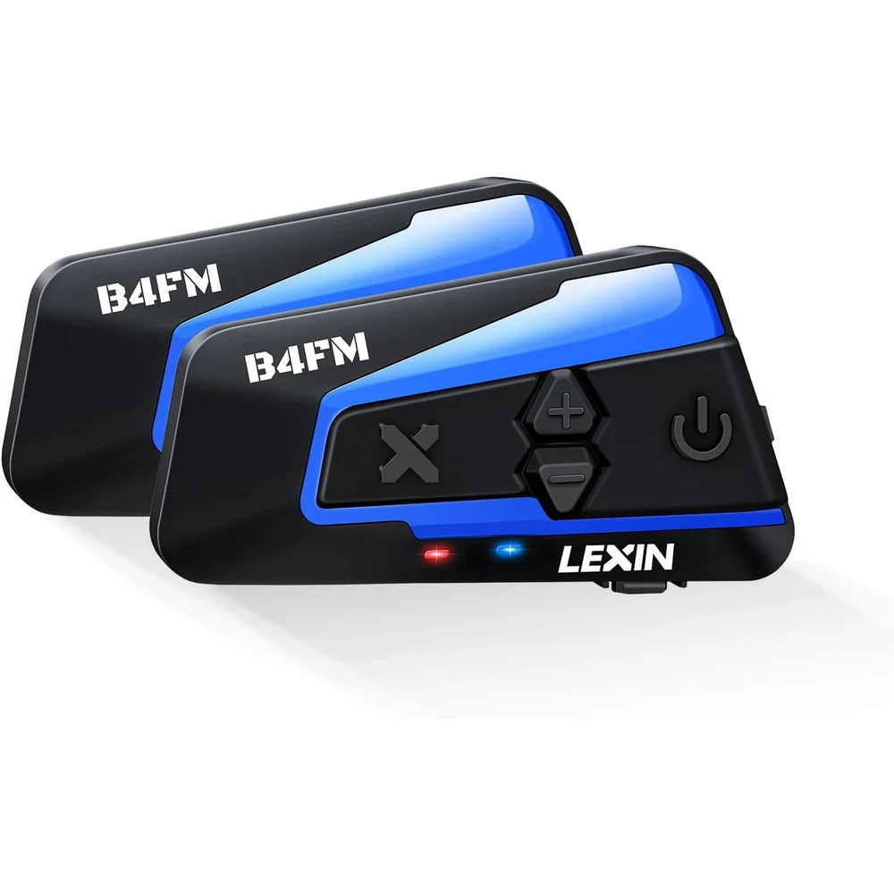 LEXIN 2X B4FM Intercomunicador Casco Moto Bluetooth