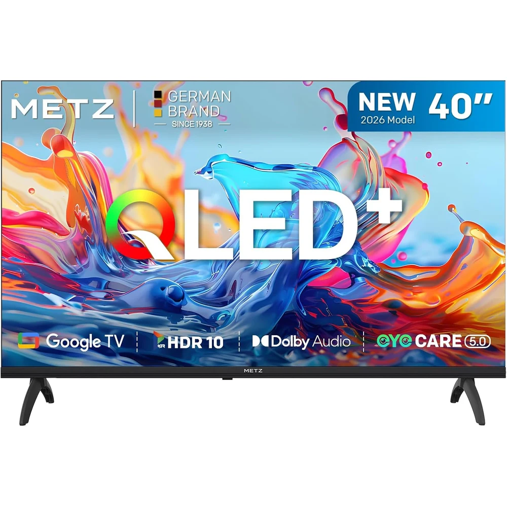 Metz 40" QLED Smart TV HDR10 Dolby Audio foto 1