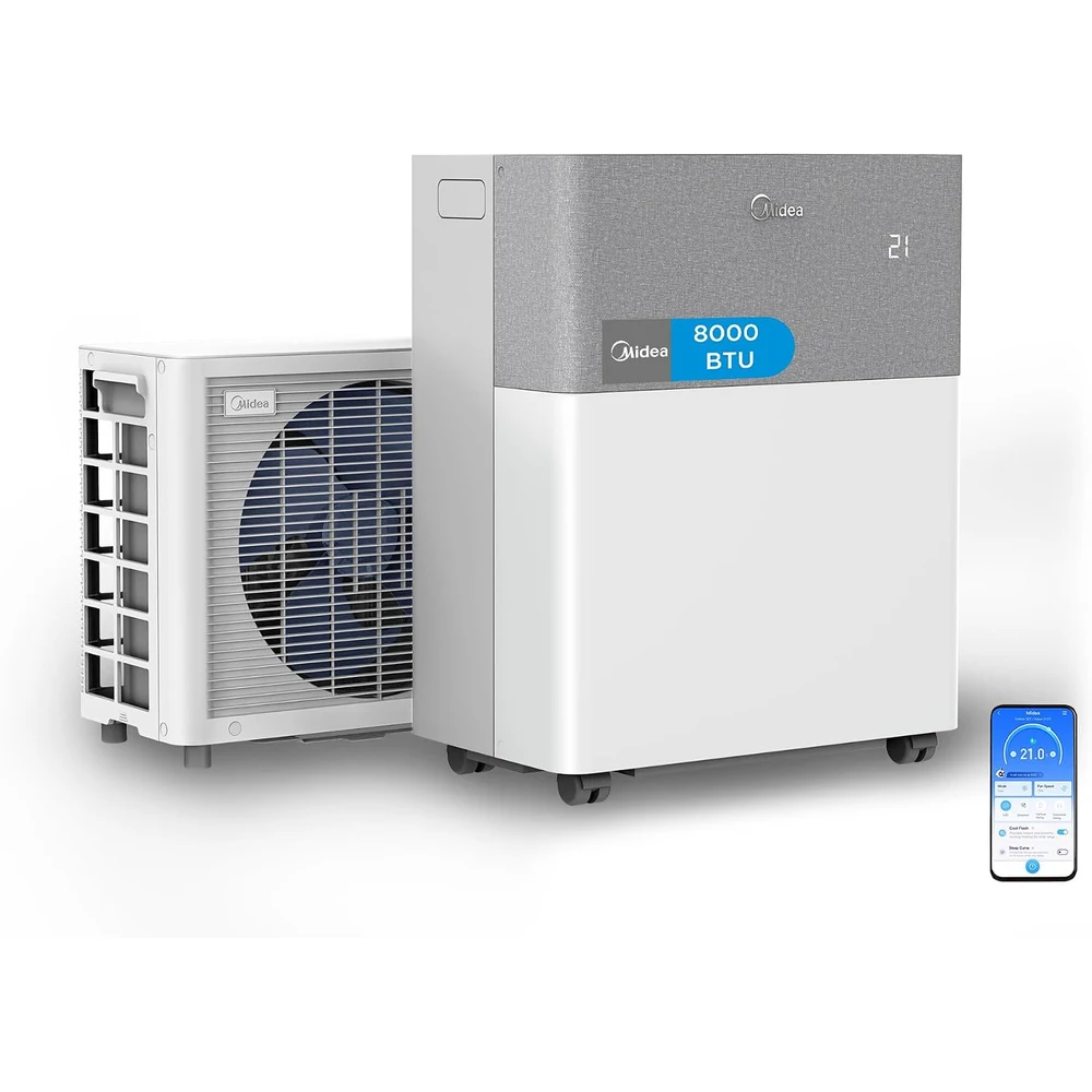 Midea Portasplit Aire Acondicionado Móvil 8000 BTU (solo frío) foto 1