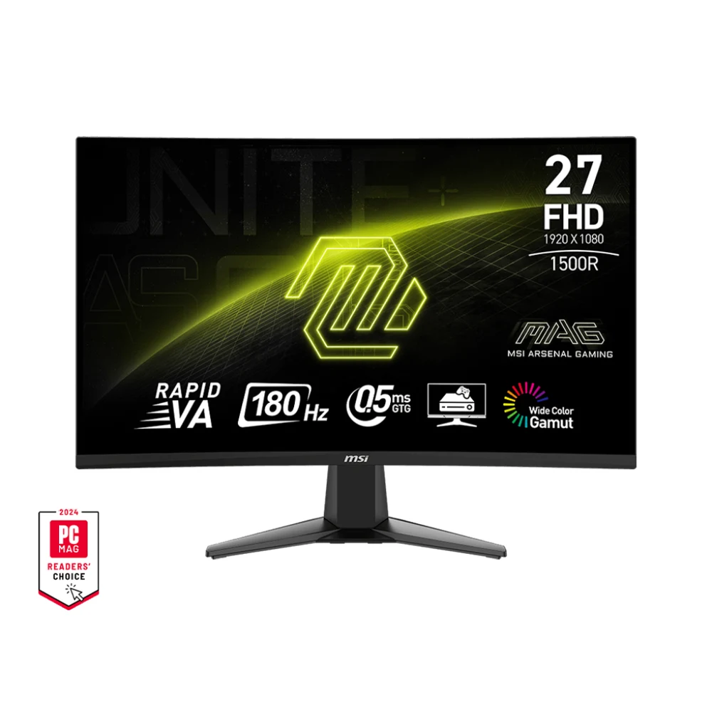 MSI mag 27C6F Monitor Curvo Gaming FHD de 27"
