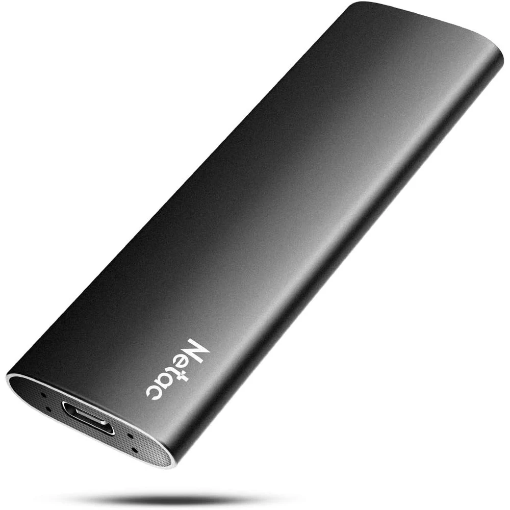 Netac Disco Duro Externo Portátil SSD 500GB USB 3.2 Tipo-C Gen 2