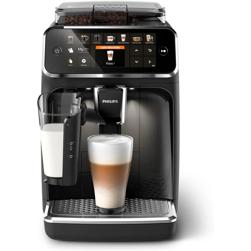 Philips Serie 5400 Cafetera Superautomática LatteGo (Negro) foto 1