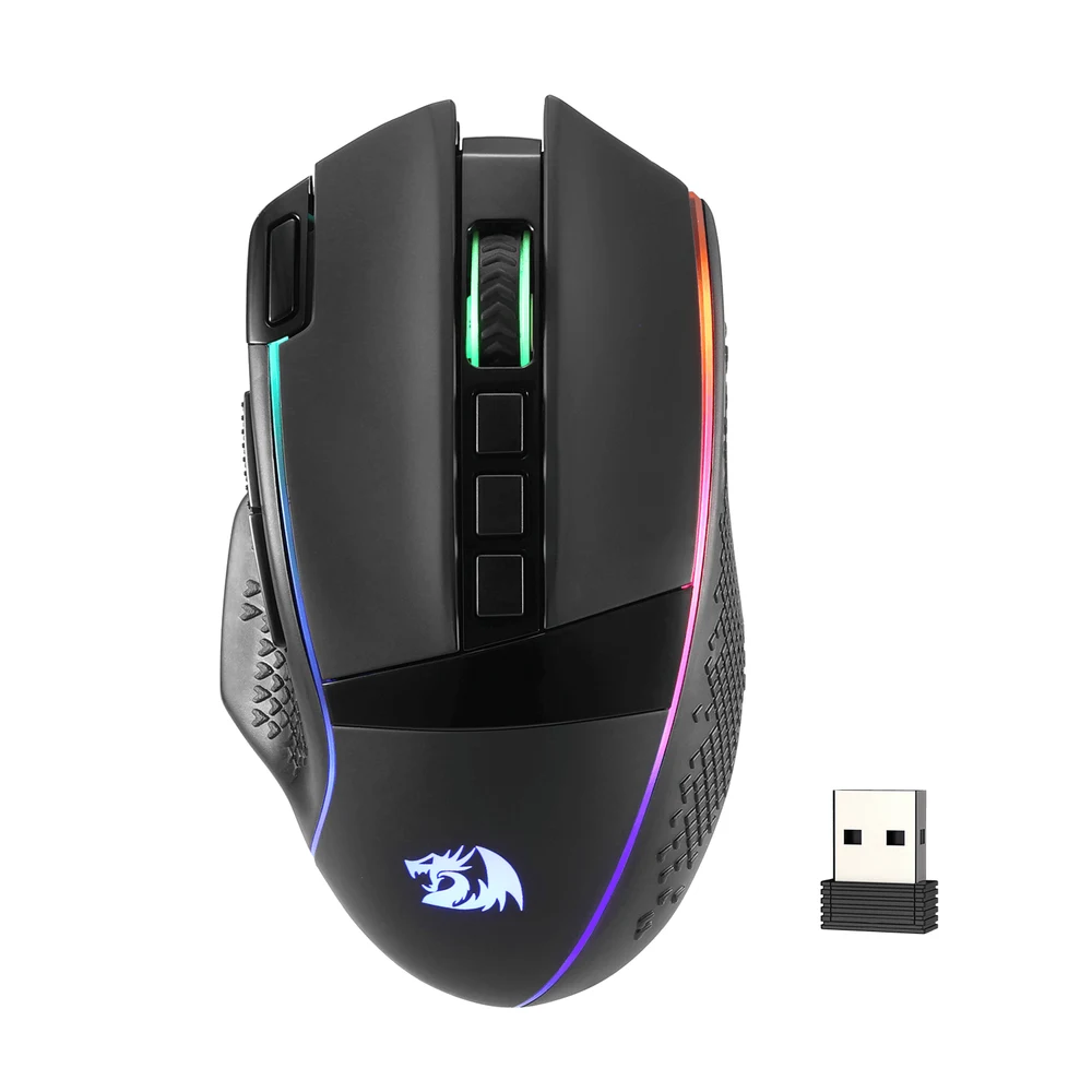 Redragon M991 Ratón Gaming 3 Modos Inalámbrico 26000 dpi Negro