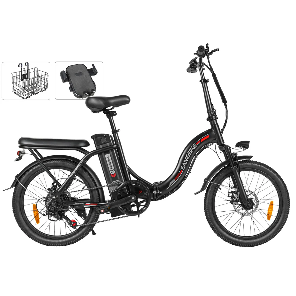 SAMEBIKE CY20FT Bici Elettrica Pieghievole per Adulti foto 1
