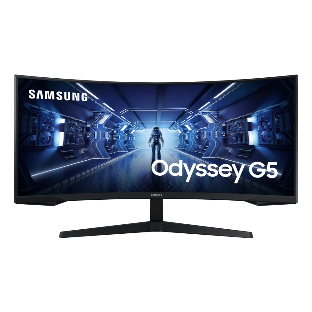Samsung Monitor Curvo Gaming Odyssey G5 G55T QHD 34" con 165Hz y AMD FreeSync