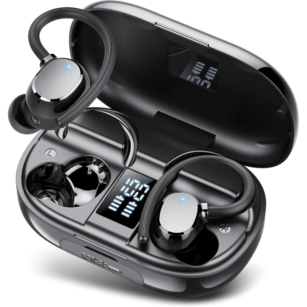 Auriculares Deportivos Bluetooth 5.3 con Pantalla LED foto 1