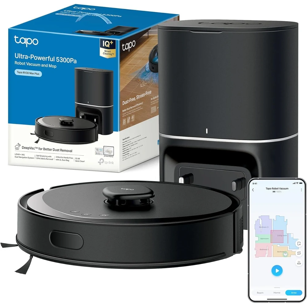 Tapo RV30 MAX Plus-Robot Aspirador Fregasuelos foto 1