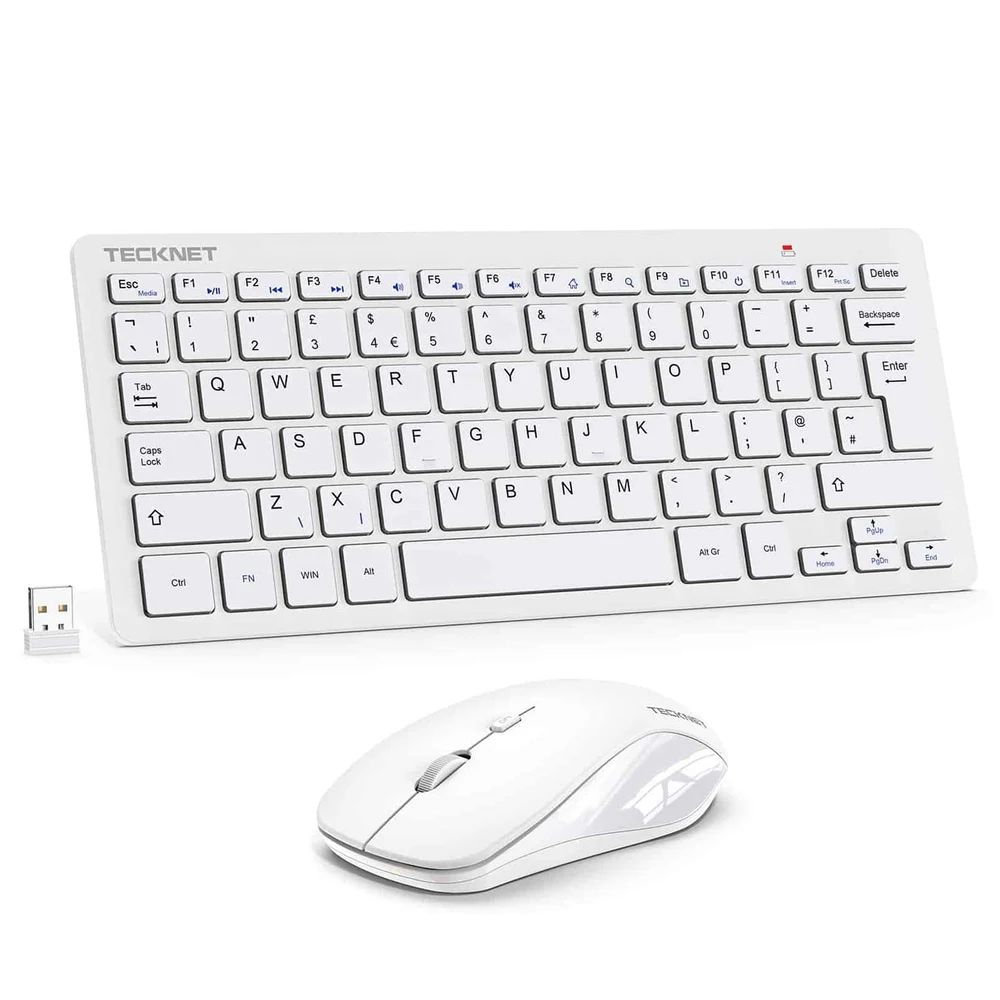 TECKNET Mini Teclado y Ratón Inalámbrico Ultra Delgado foto 1