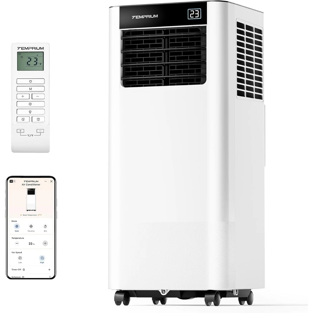 Temprium Aire Acondicionado Portátil 7000 BTU 3 en 1