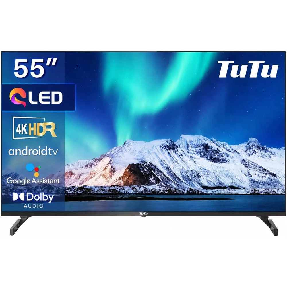 TuTu TUQ55UN1 55" QLED 4K Android TV foto 1