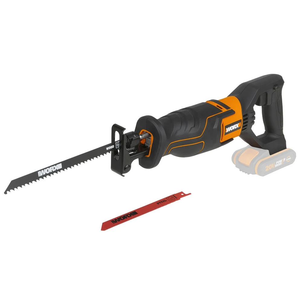 WORX WX500.9 Sierra de Sable 20V Sin Batería ni Cargador