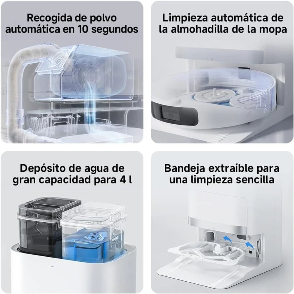 XIAOMI X20+ Robot Aspirador con Fregado y Paño Elevable foto 1
