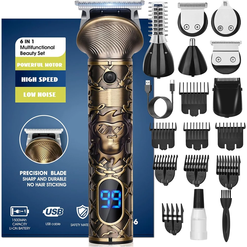 YIDON Máquina de Afeitar Hombre Kit 6 en 1 foto 1